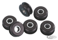 GZP Rubber mounts Flatside tanks 6 pack For Harley-Davidson