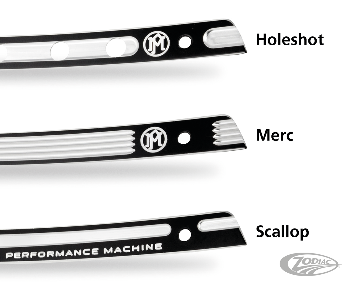 WINDSCR TRIM SCALLOP FLH98-13 Black Ops For Harley-Davidson