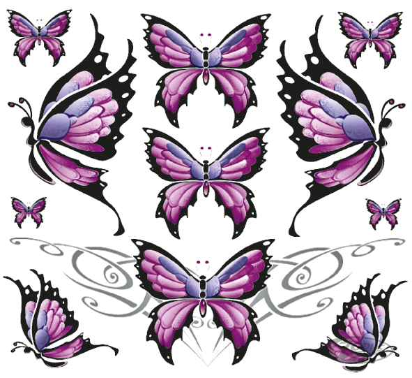 BUTTERFLY SHEET LG 11,5"X11,75" For Harley-Davidson