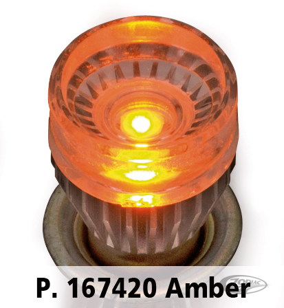 GZP DUAL FPR-1 LED BULB AMBER BAY15D For Harley-Davidson