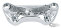 GZP Eagle Spirit handlebar clamp HD chro For Harley-Davidson