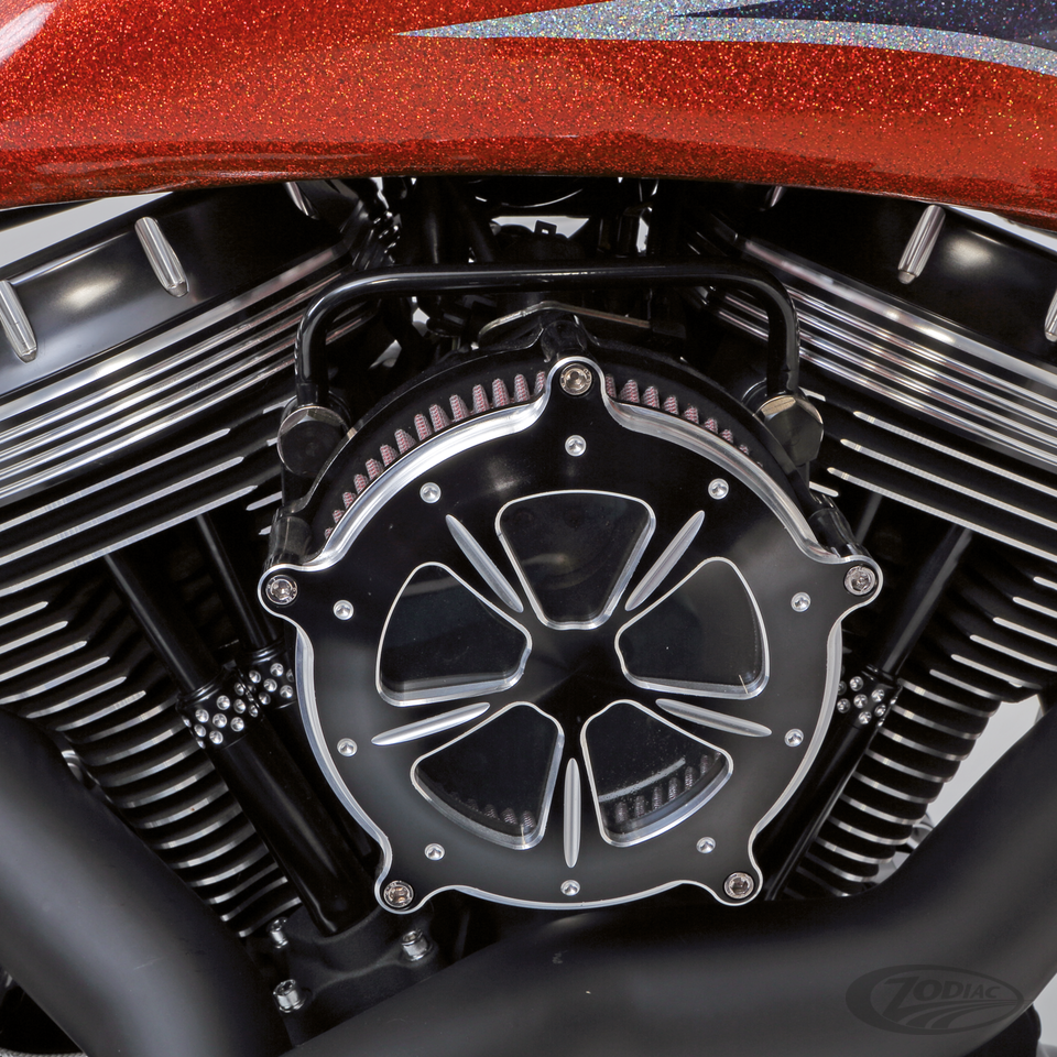 Billet p rod covers TC99-up Black/Machin For Harley-Davidson