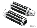 GZP Speedline footpegs large female moun For Harley-Davidson