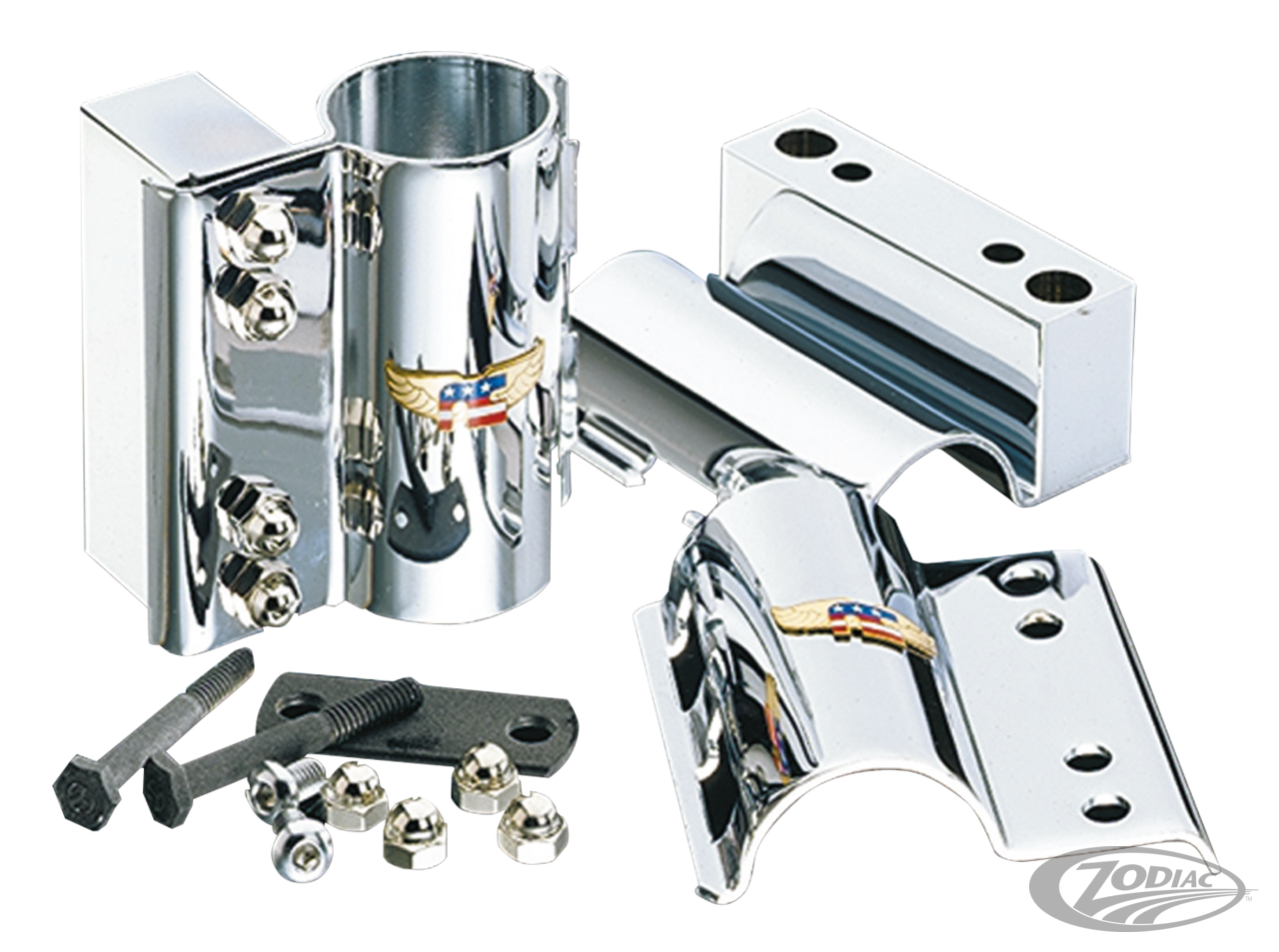 Hardware kit complete Chrome 39mm forks For Harley-Davidson