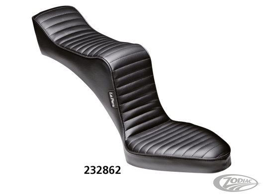 Baron II seat for Rigid frame pleated For Harley-Davidson