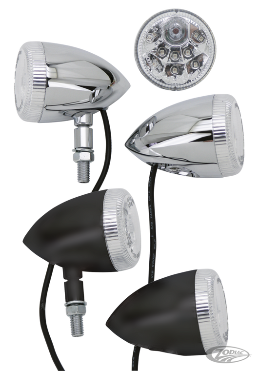 GZP Chrome Pathfinder front LED 2-functi For Harley-Davidson