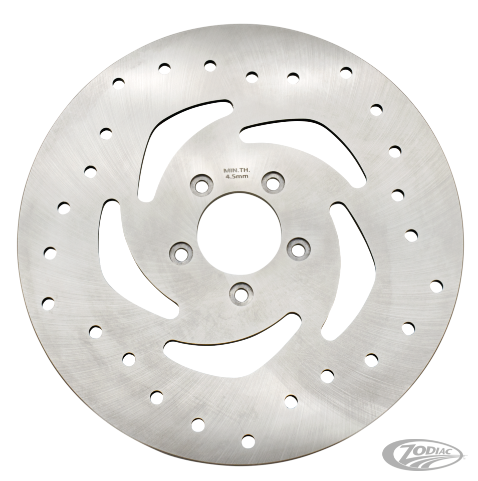 GZP S/S machined 11.8" FR disc XL14-UP For Harley-Davidson