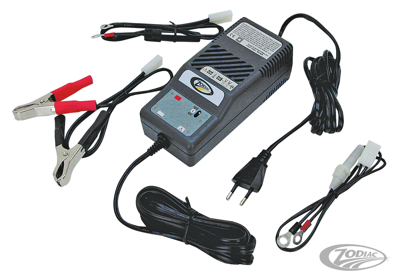 ZodiacMate 6/12V Automatic Charger For Harley-Davidson