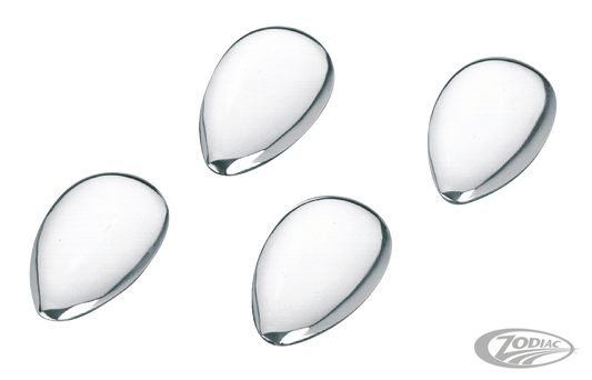 GZP Chrome Teardrop Concho For Harley-Davidson