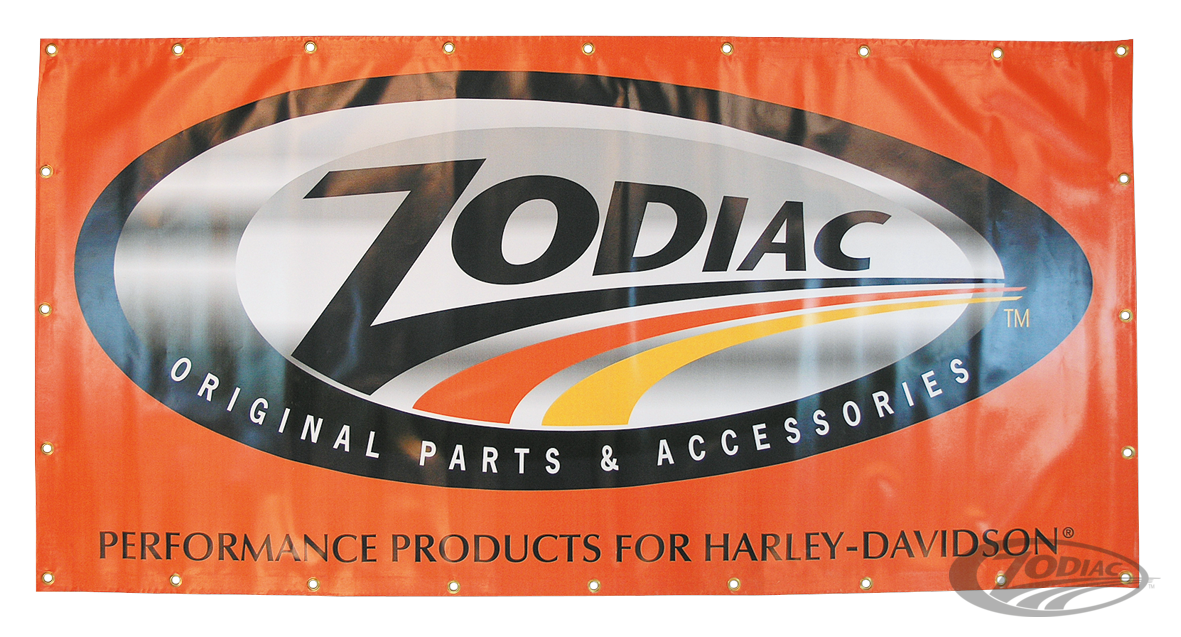 Zodiac Vinyl Banner 200x100cm For Harley-Davidson