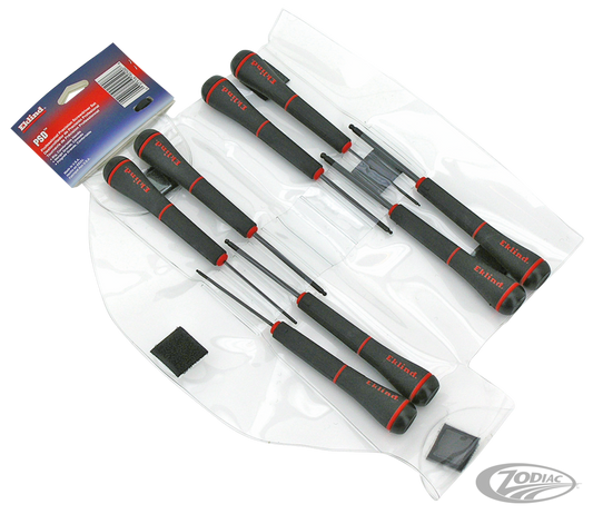 Eklind 8 Piece Ball-Hex PSD Screwdrivers For Harley-Davidson