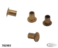 Rivets speedometer face brass set of 4 For Harley-Davidson