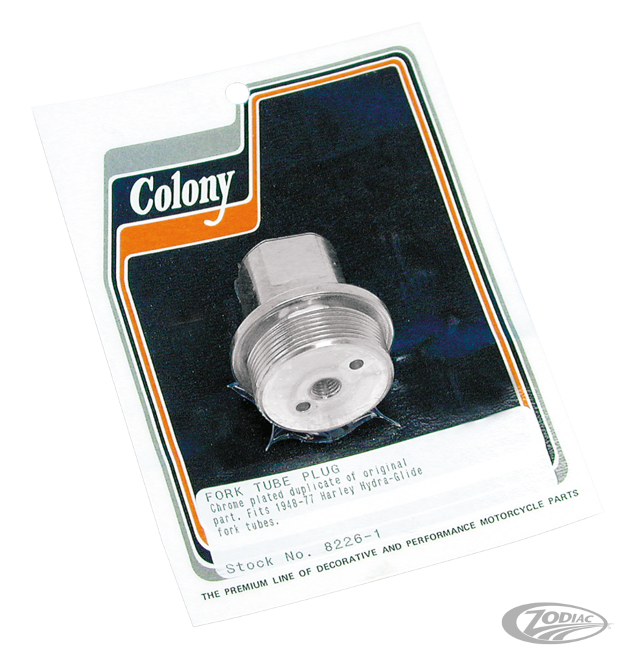Fork Tube Plug Wideglide BT48-77, Each For Harley-Davidson