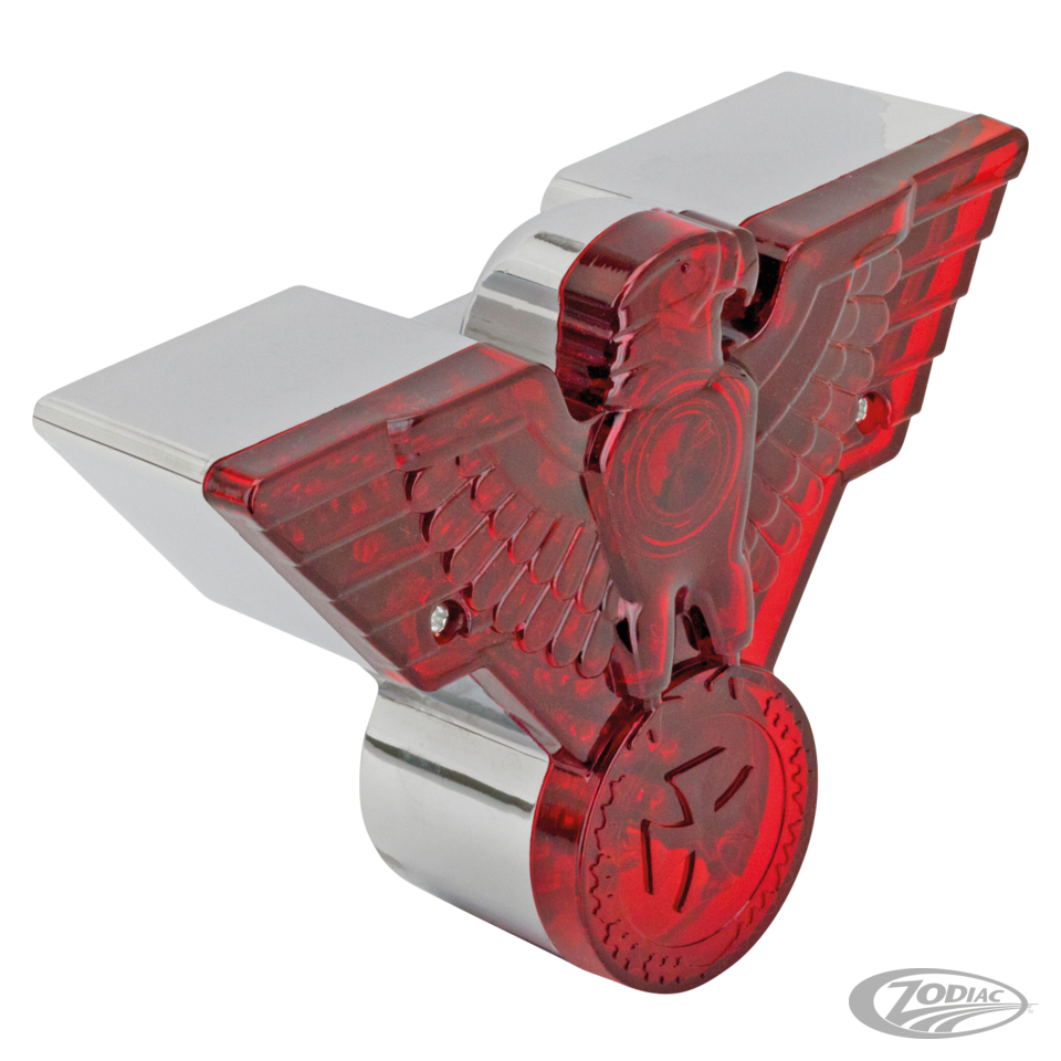 Warbird LED taillight Chr For Harley-Davidson