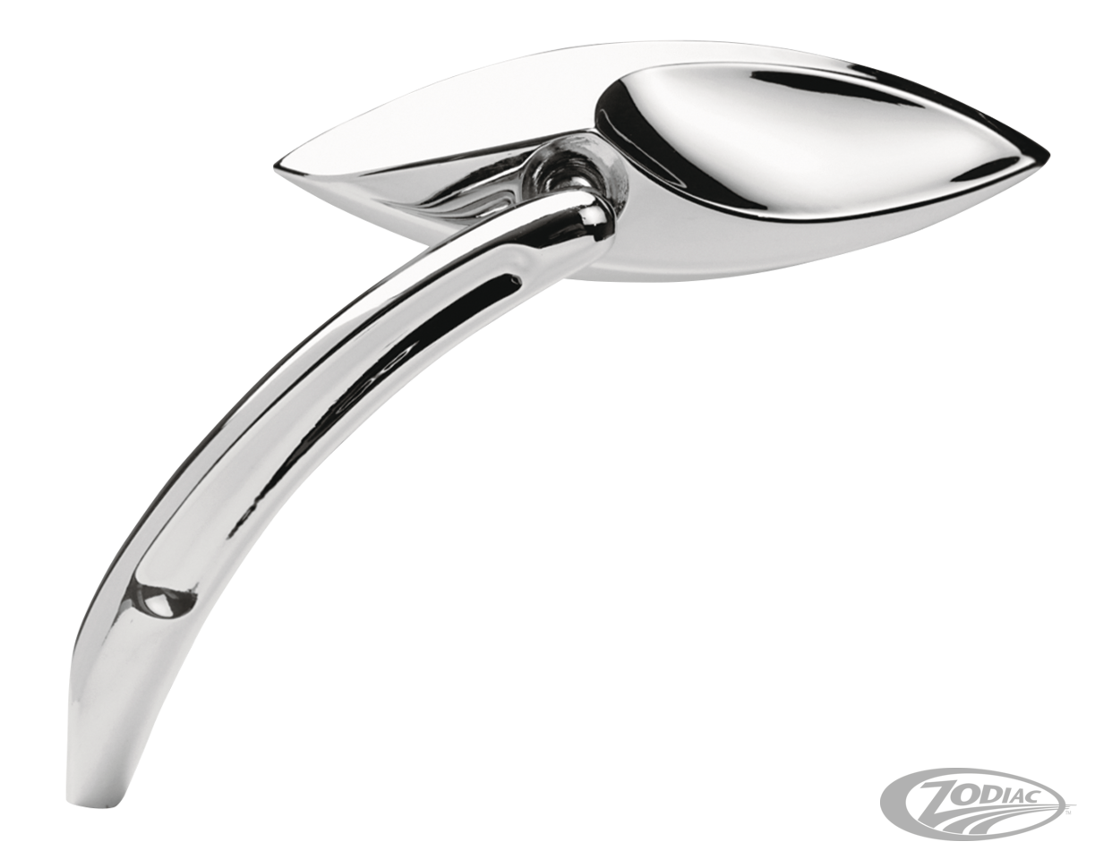 ALT. 3-D CATEYE MIRROR, RIGHT For Harley-Davidson
