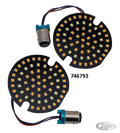 Turn Sig LED insert pancake 3" white hal For Harley-Davidson
