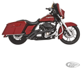 Sharp curve radius+caps Bk/Bk FLH/T95-16 For Harley-Davidson
