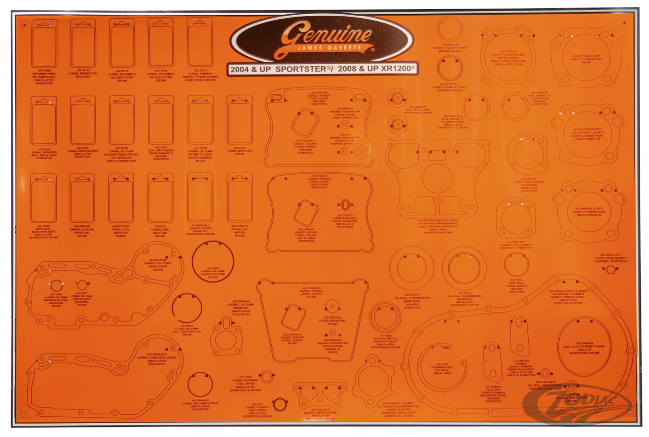 James gasket board XL04-up For Harley-Davidson