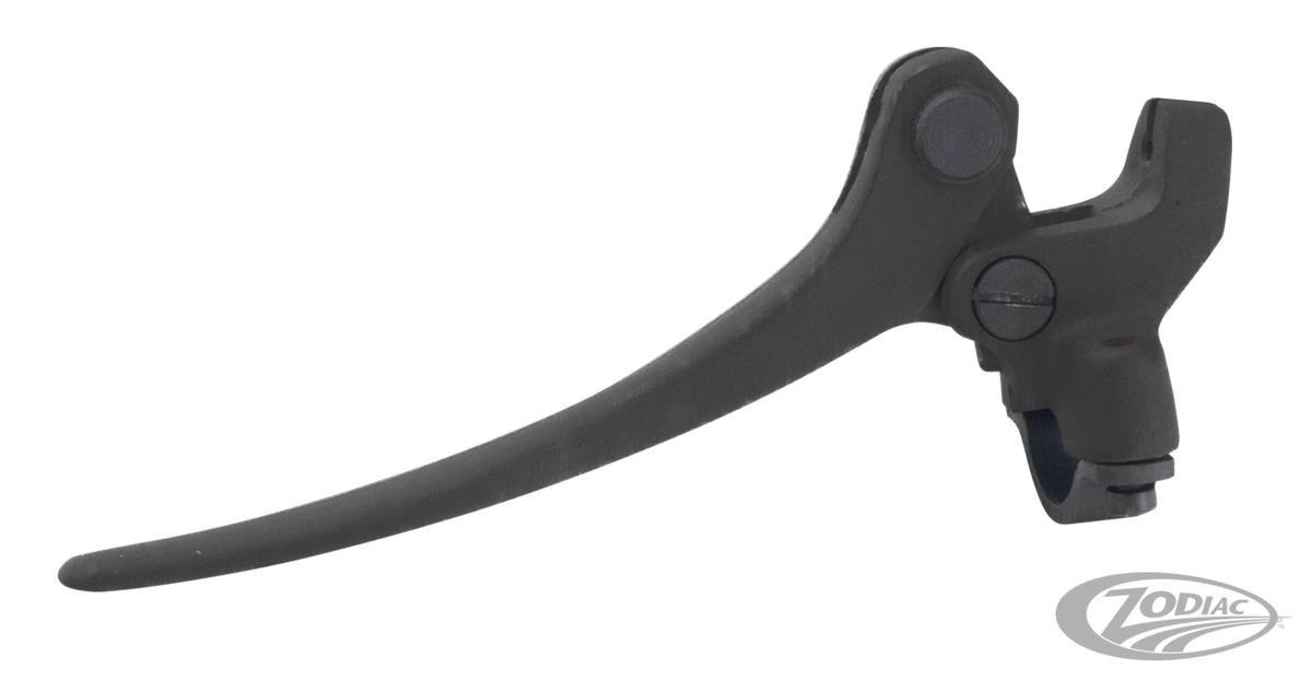 Handbrake lever w/bracket blk/chr 41-52 For Harley-Davidson