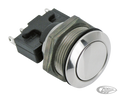 GZP Polish stainless starter button For Harley-Davidson