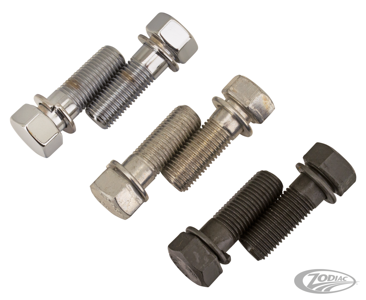 Chr Handlebar bolt kit 40-48 springers For Harley-Davidson