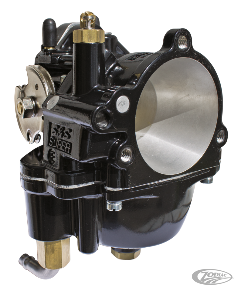 Super E carburetor, black For Harley-Davidson