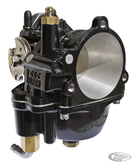 Super E carburetor, black For Harley-Davidson