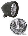 GZP Intense LED 5.75" Headlight blac For Harley-Davidson
