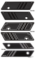 Latch covers black anodised FLH/T93-13 For Harley-Davidson