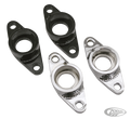 Swing arm mounts L&R, black FXR For Harley-Davidson