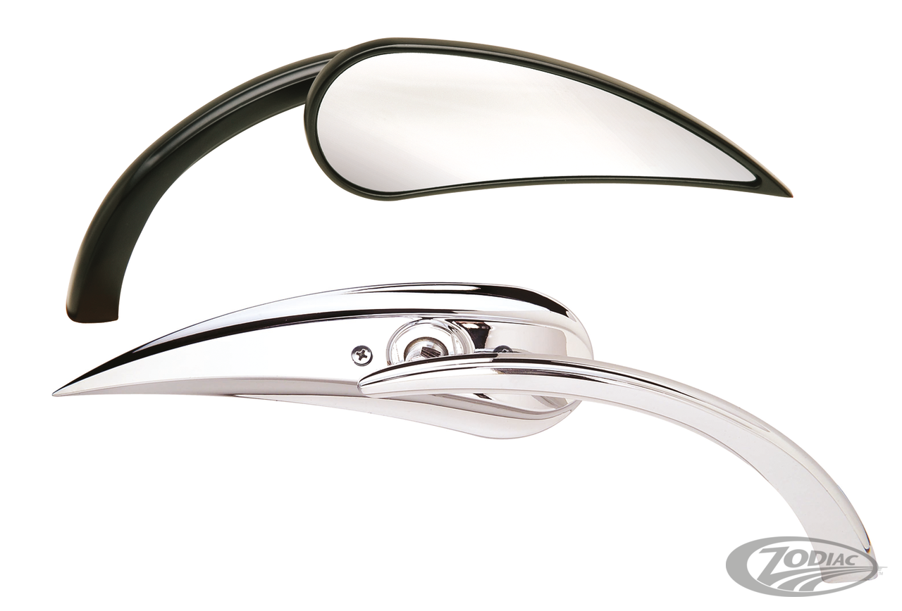 CHROME RAD-II MIRROR LEFT For Harley-Davidson