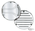 GZP Chrome billet Crested derbycover BT7 For Harley-Davidson