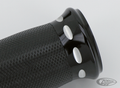 GZP Panorama gripset,Contrast Machined B For Harley-Davidson