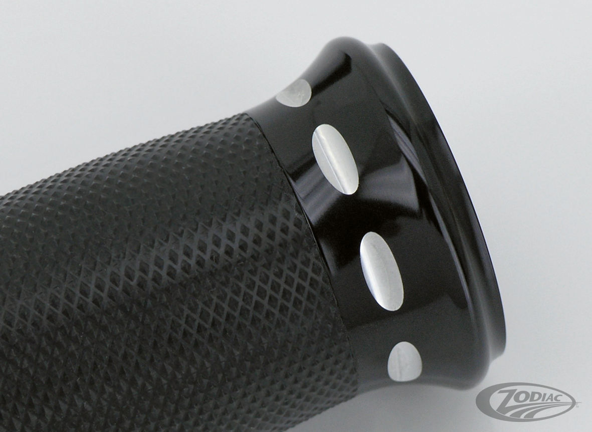 GZP Panorama gripset,Contrast Machined B For Harley-Davidson