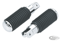 GZP Univ. foot peg set w/chrome end f For Harley-Davidson