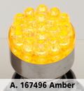 GZP SINGLE CLUSTER 19 X LED BULB AMBER B For Harley-Davidson