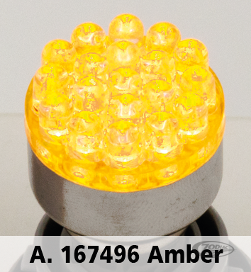 GZP SINGLE CLUSTER 19 X LED BULB AMBER B For Harley-Davidson