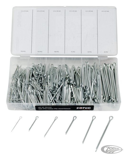 555Pcs Sonic assortment box cotter pins For Harley-Davidson