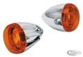 GZP Bullet turn signal late style slotte For Harley-Davidson