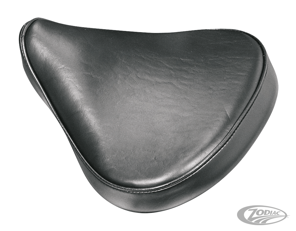 Solo seat universal model Large black For Harley-Davidson