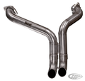 MAD Exhausts Short XL86-UP stainless For Harley-Davidson