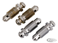 Colony zinc brake bleeder nipples, set/2 For Harley-Davidson