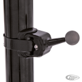 Uni Ball Mnt 7/8"- 2-1/4" dia tubing Blk For Harley-Davidson