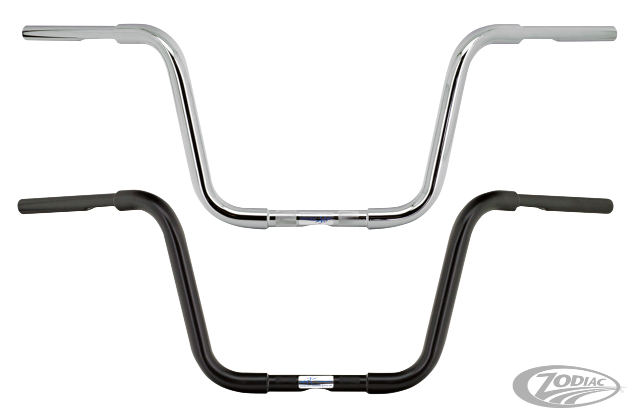 Fat Apehanger D=1.25" H=310mm 3hole chro For Harley-Davidson