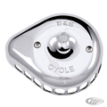 Chr Cover A/Cleaner Mini-Teardrop Stealt For Harley-Davidson