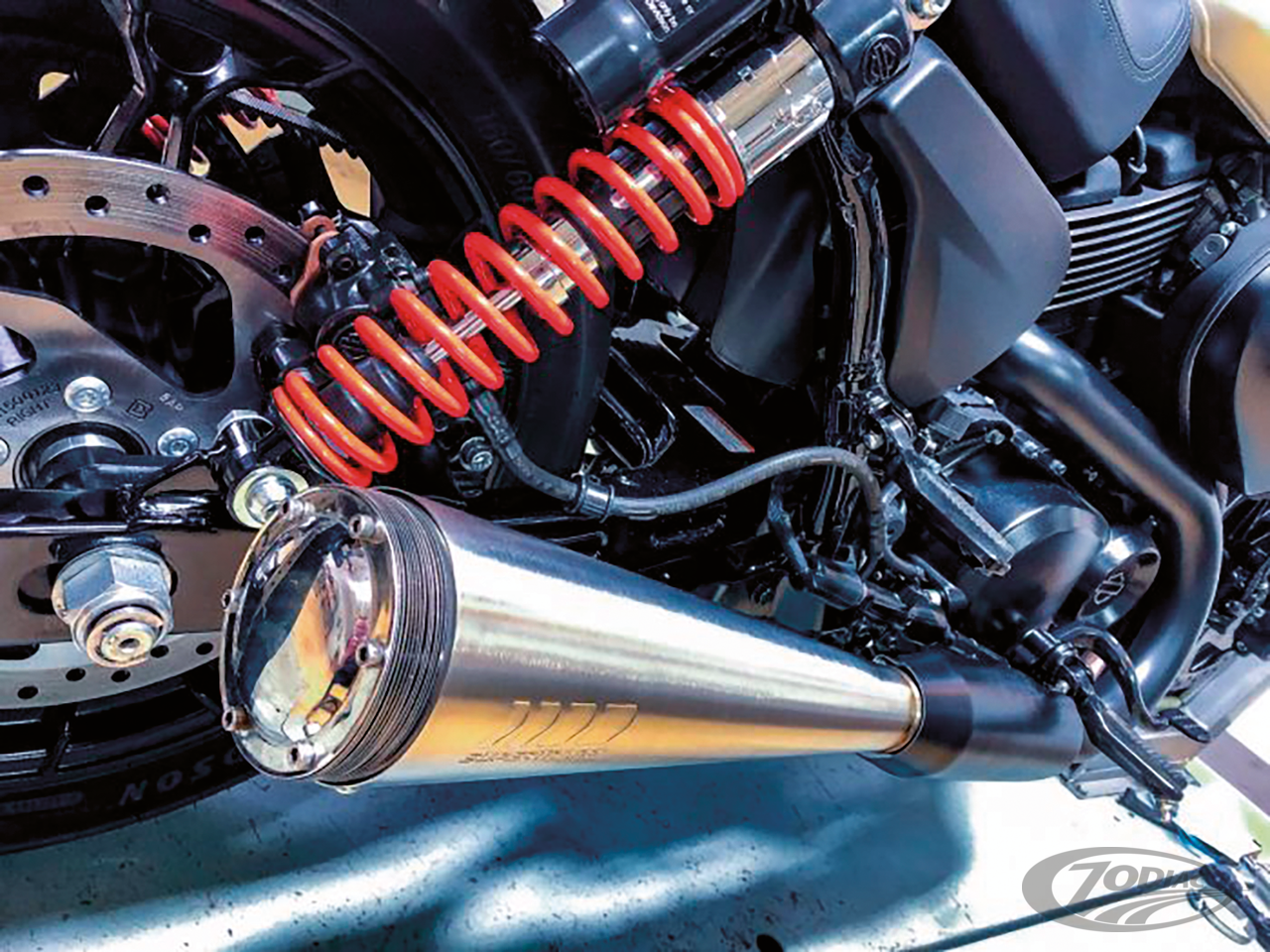 Supertrapp XG14-UP stainless muffler For Harley-Davidson