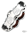 PM Radial 4-piston calipers, left chrom For Harley-Davidson
