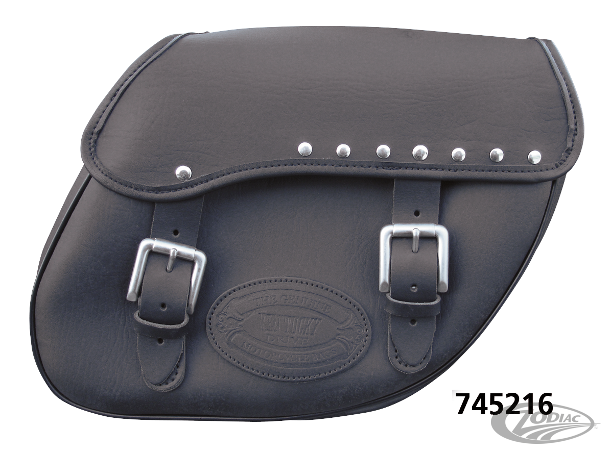 K-Drive Universal saddlebags double edge For Harley-Davidson