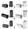 Biltwell Mohawk exhaust end cap Silver For Harley-Davidson