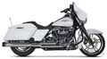 TBR FLH/T17-UP full length ghost Chr/Blk For Harley-Davidson